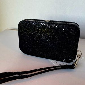 BRAND NEW Sparkle Hard case Wristlet